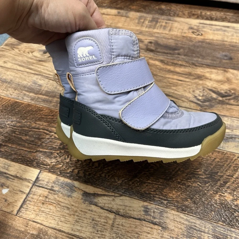 Sorel Whitney II Strap Waterproof Snow Boot Kids Toddler 8 Purple Outdoors